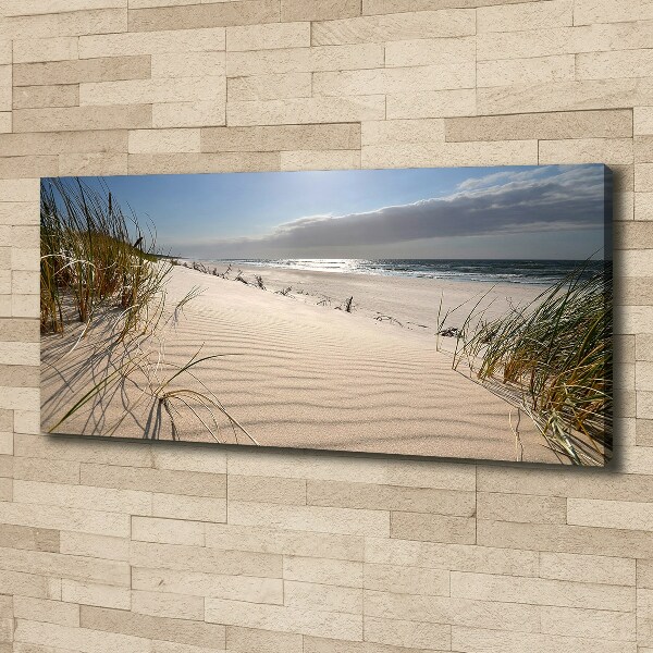 Canvas wall art Mrzeżyno beach