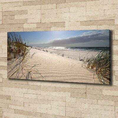 Canvas wall art Mrzeżyno beach