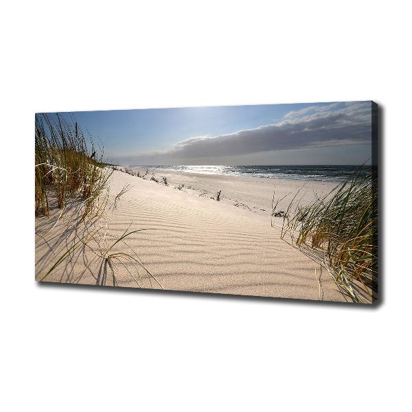 Canvas wall art Mrzeżyno beach