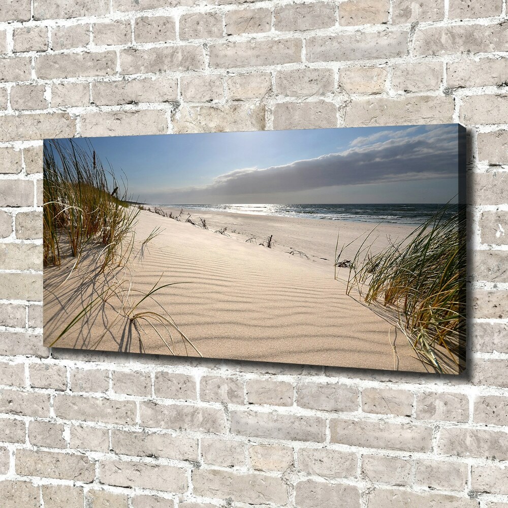 Canvas wall art Mrzeżyno beach