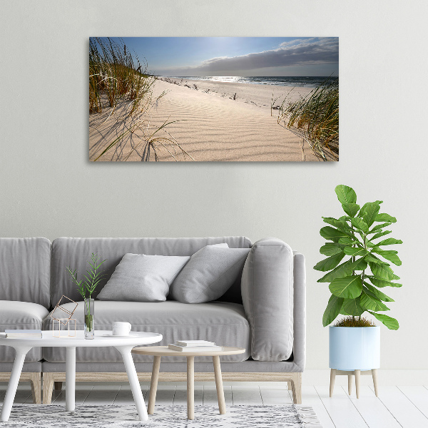 Canvas wall art Mrzeżyno beach