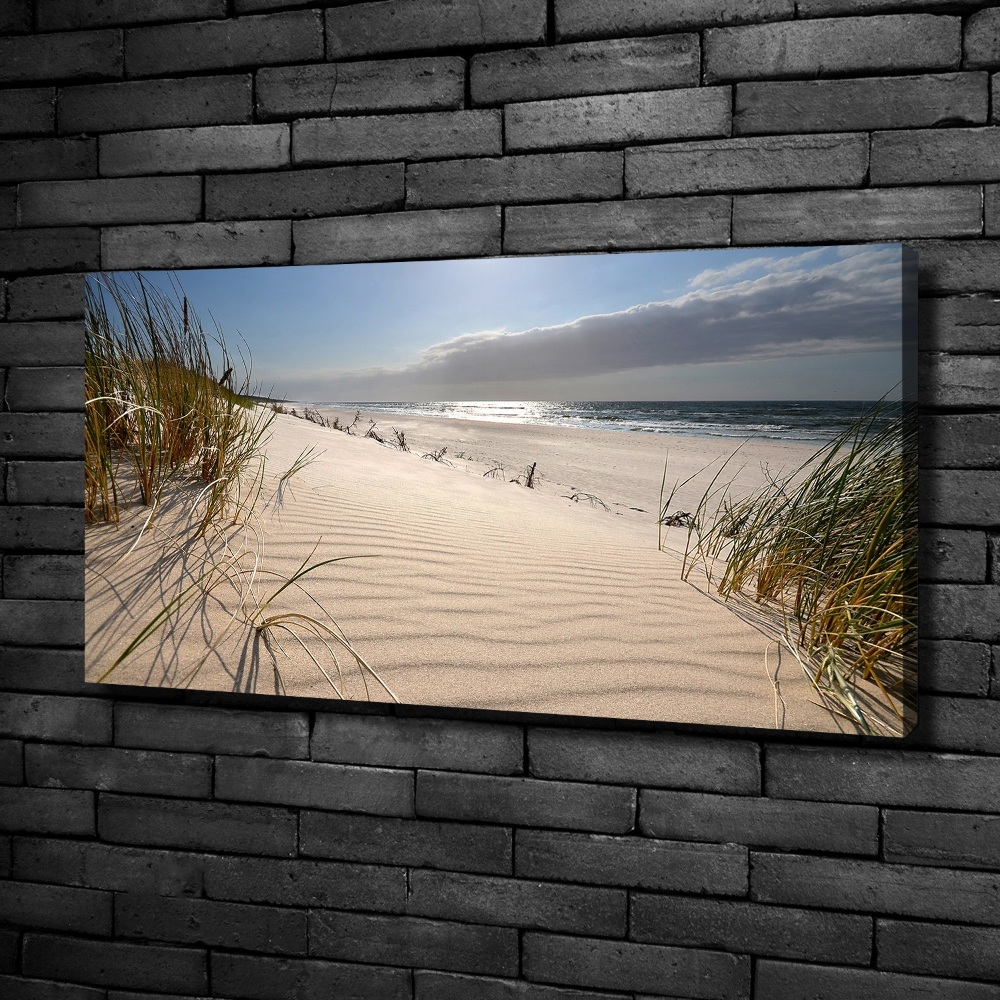 Canvas wall art Mrzeżyno beach