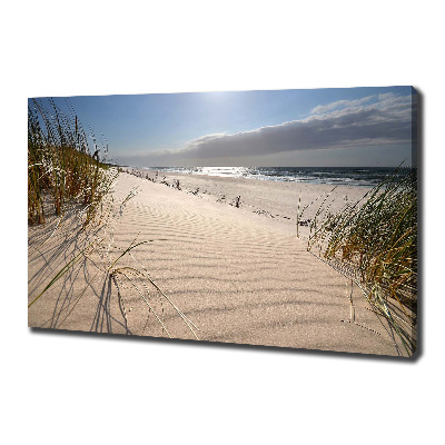 Canvas wall art Mrzeżyno beach