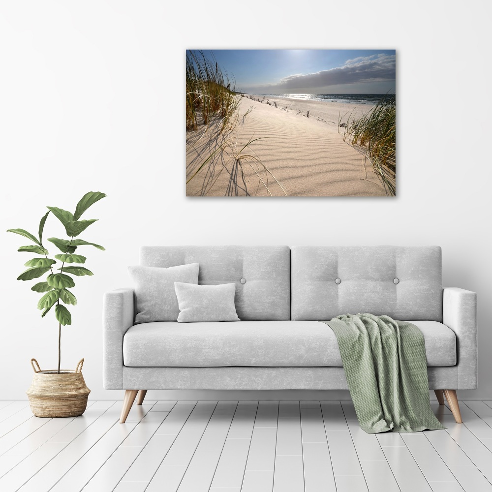 Canvas wall art Mrzeżyno beach