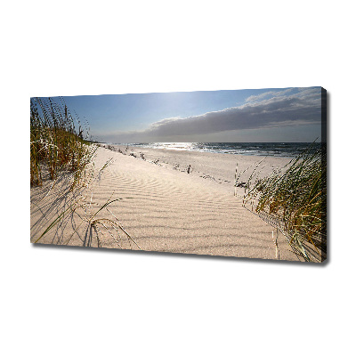 Canvas wall art Mrzeżyno beach