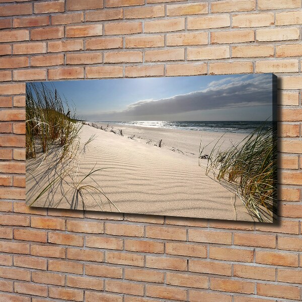 Canvas wall art Mrzeżyno beach