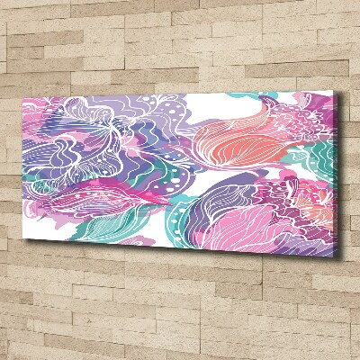 Canvas wall art Magic Flowers