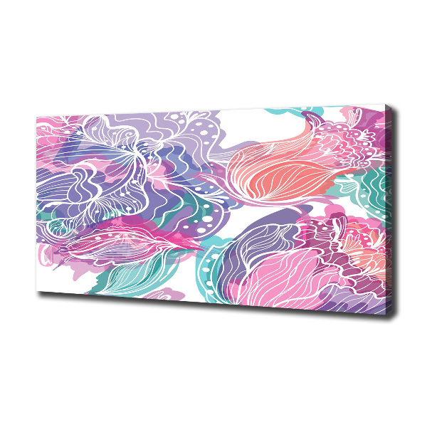 Canvas wall art Magic Flowers