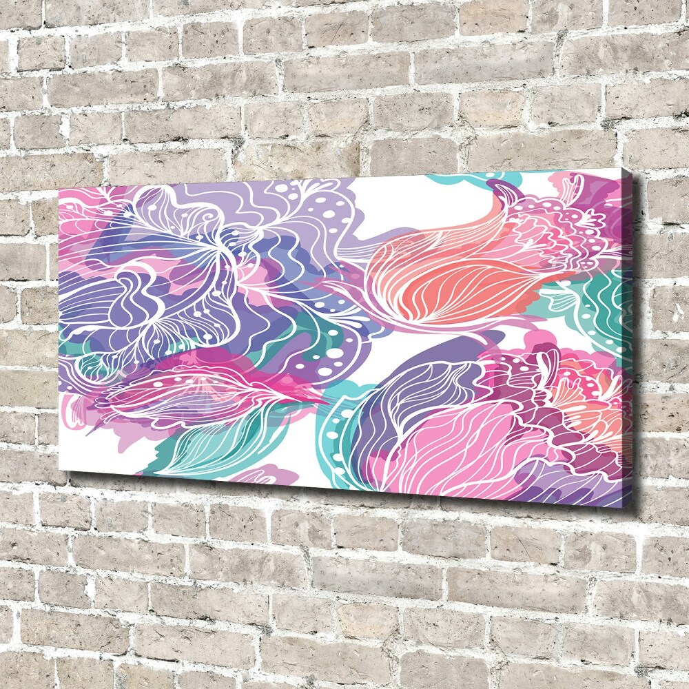 Canvas wall art Magic Flowers