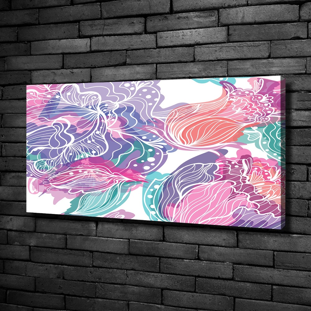 Canvas wall art Magic Flowers