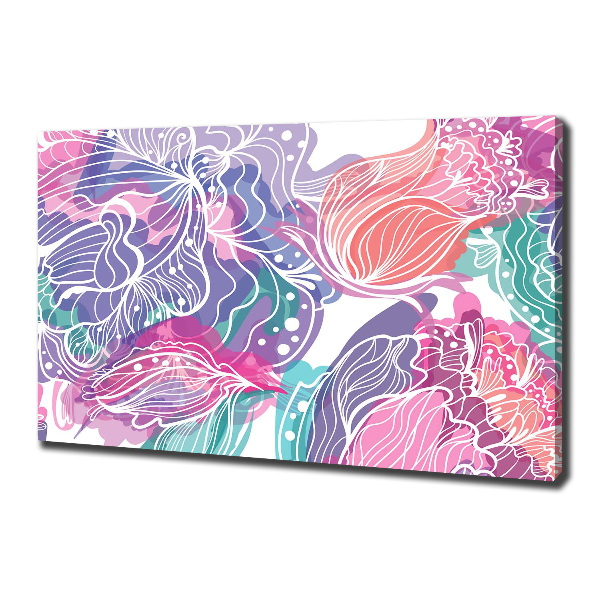 Canvas wall art Magic Flowers