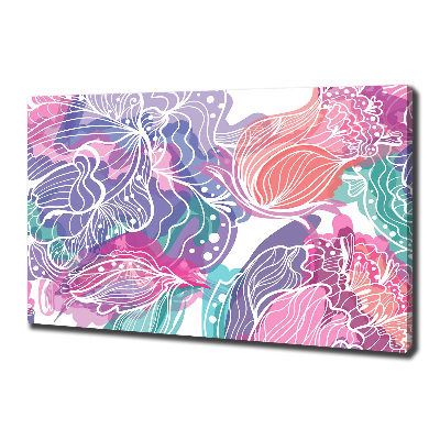 Canvas wall art Magic Flowers