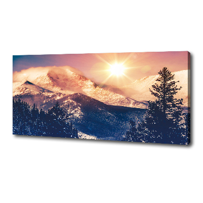 Canvas wall art Colorado mountains