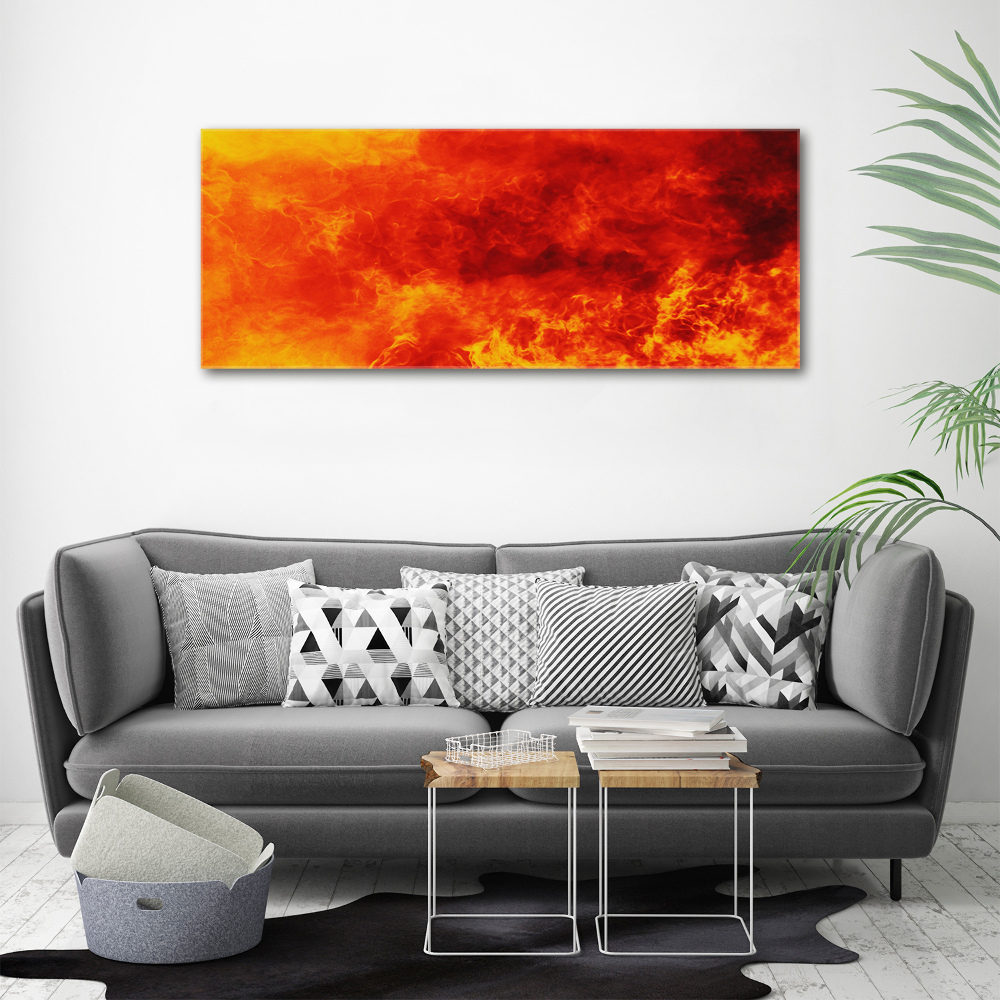 Canvas wall art Flames