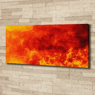 Canvas wall art Flames