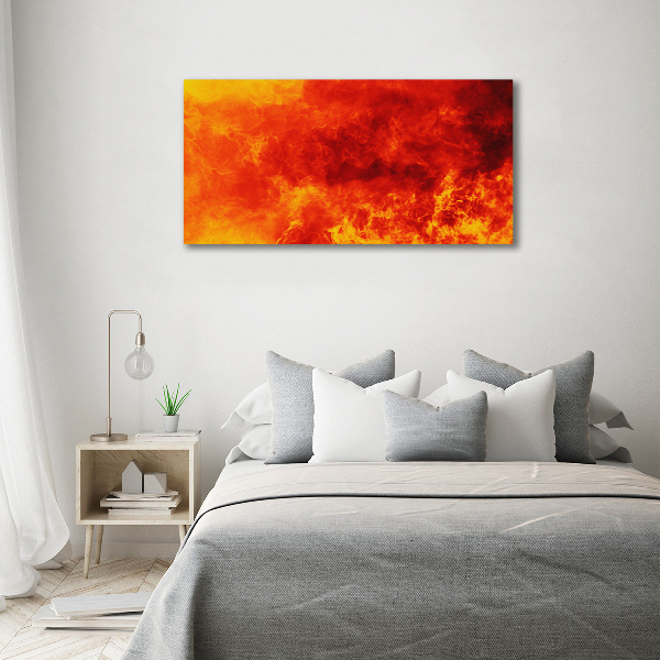 Canvas wall art Flames