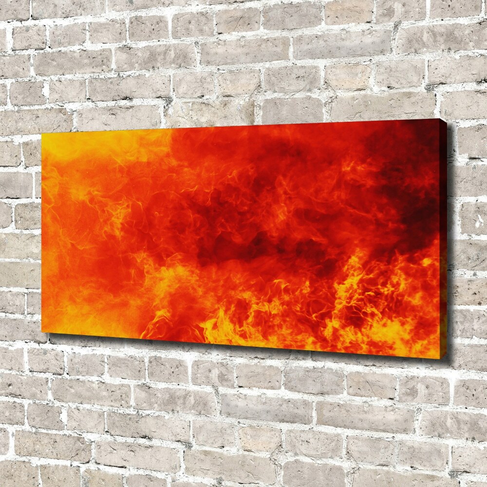 Canvas wall art Flames