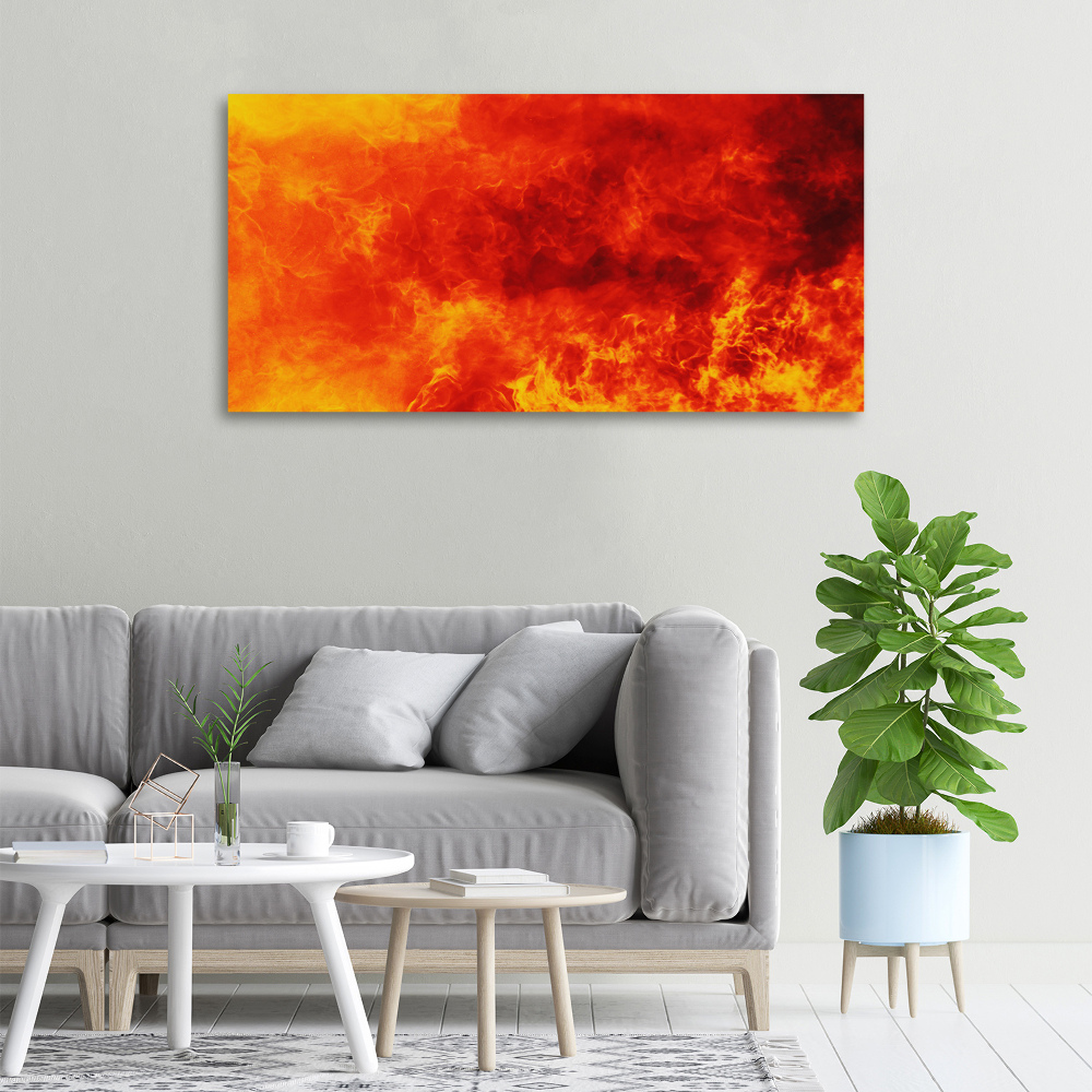 Canvas wall art Flames