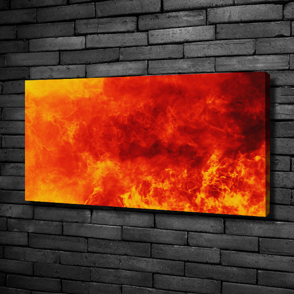 Canvas wall art Flames