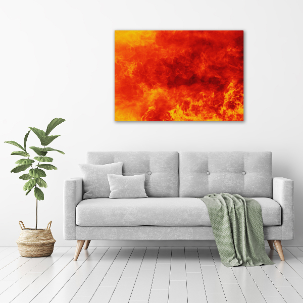 Canvas wall art Flames