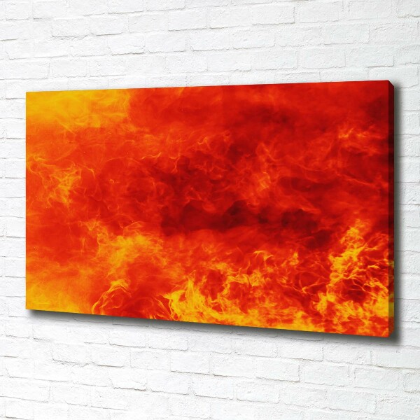 Canvas wall art Flames