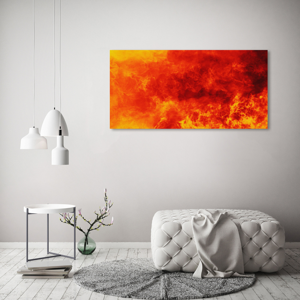 Canvas wall art Flames