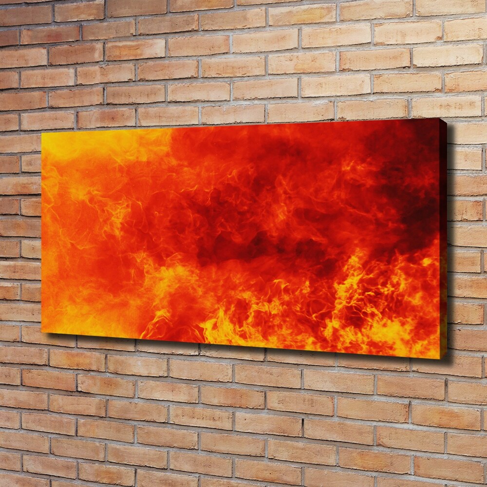 Canvas wall art Flames