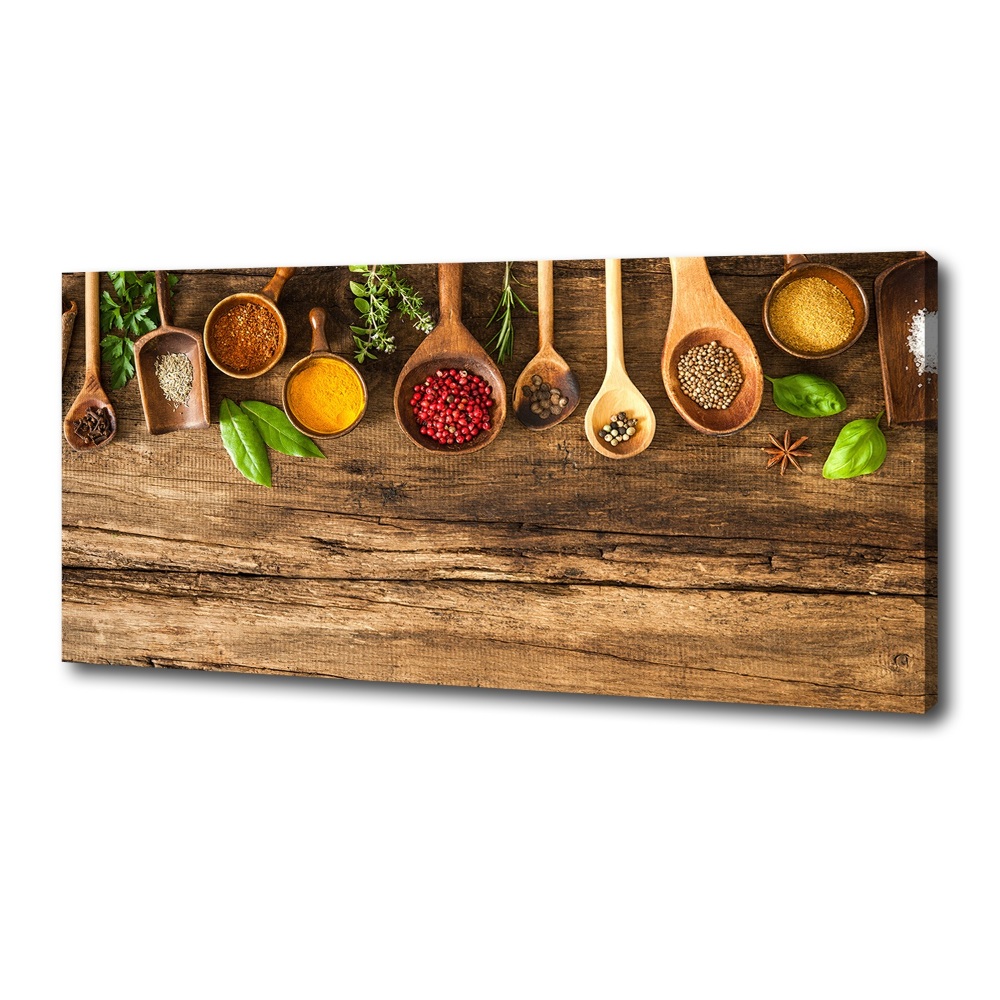 Canvas wall art Wood spices