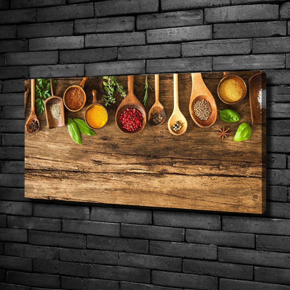 Canvas wall art Wood spices