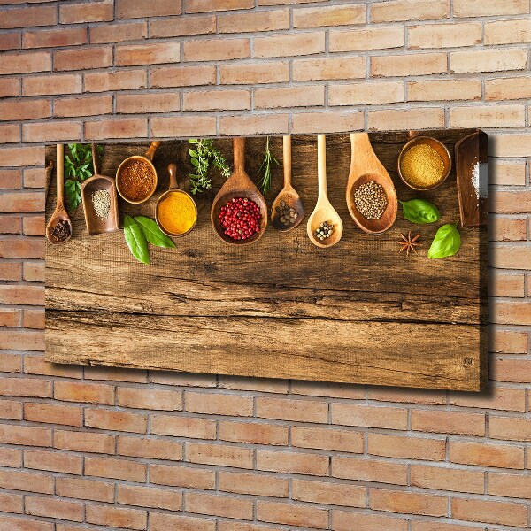 Canvas wall art Wood spices