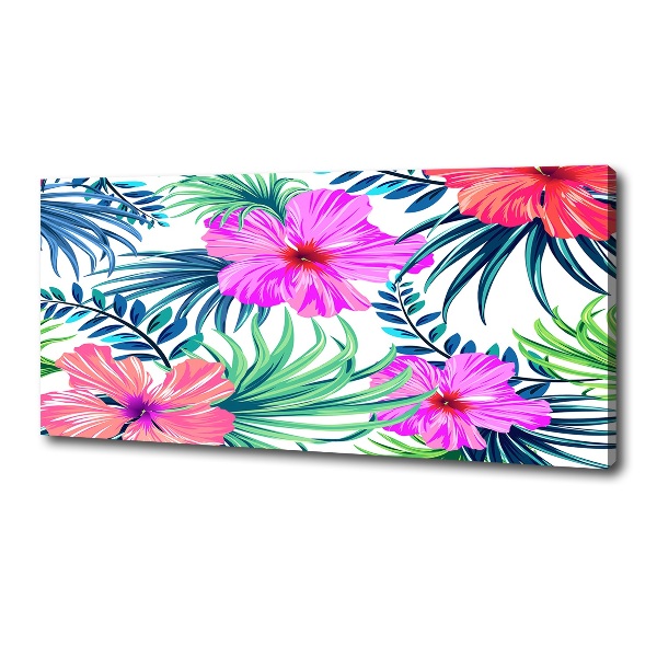 Canvas wall art Hawaiian flowers