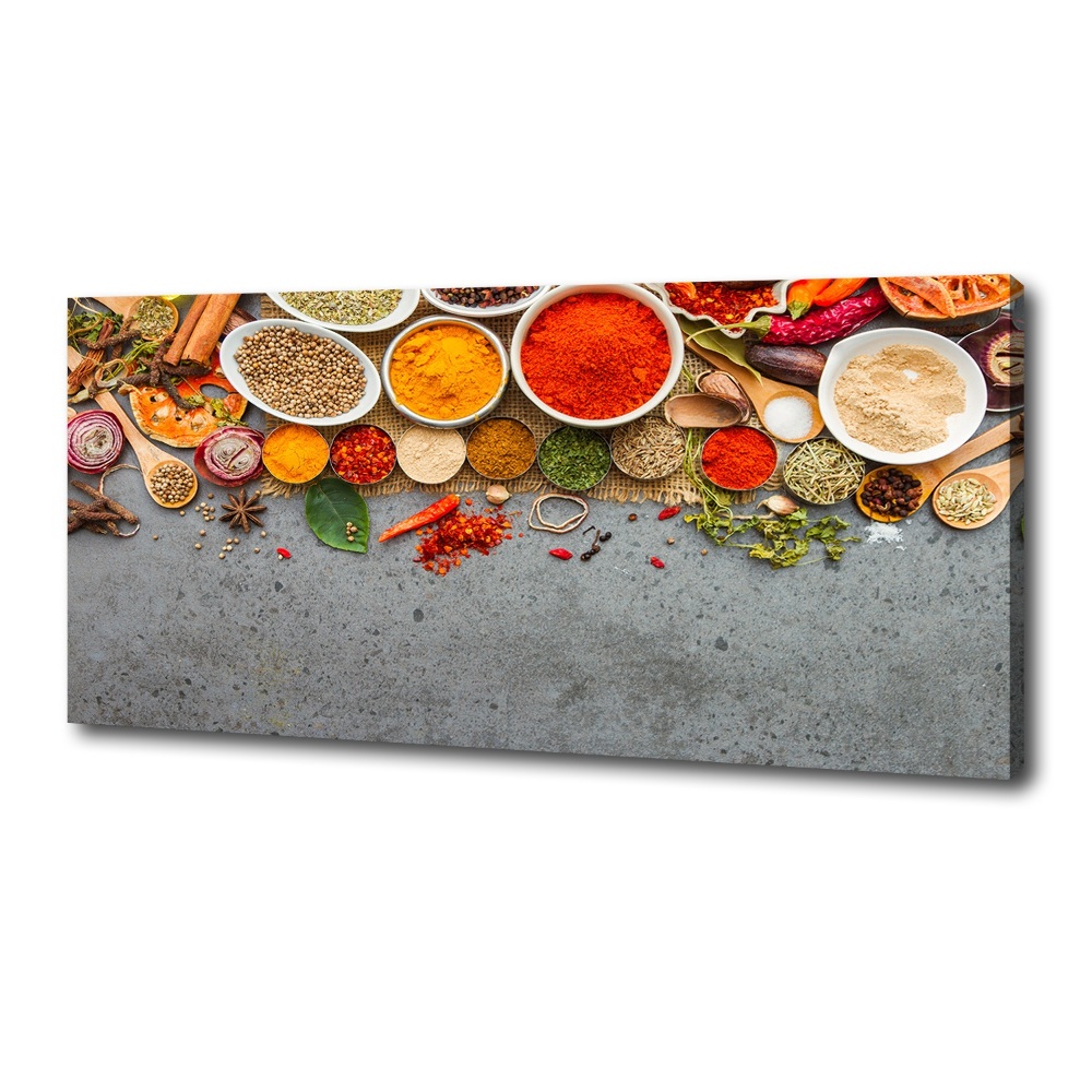 Canvas wall art A mixture of spices