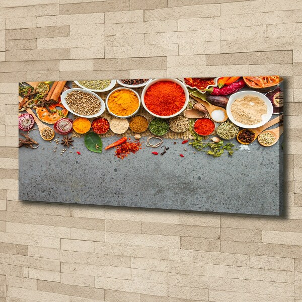 Canvas wall art A mixture of spices