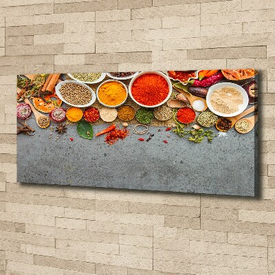 Canvas wall art A mixture of spices