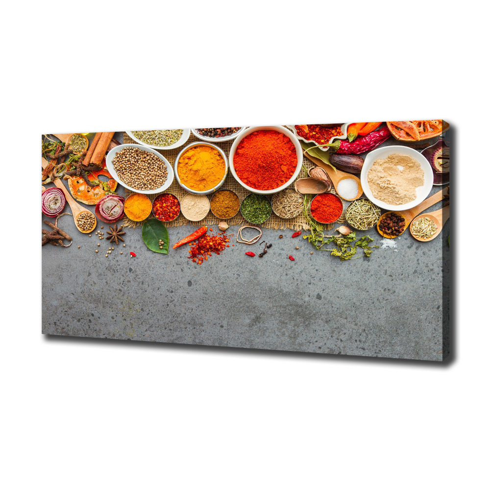 Canvas wall art A mixture of spices