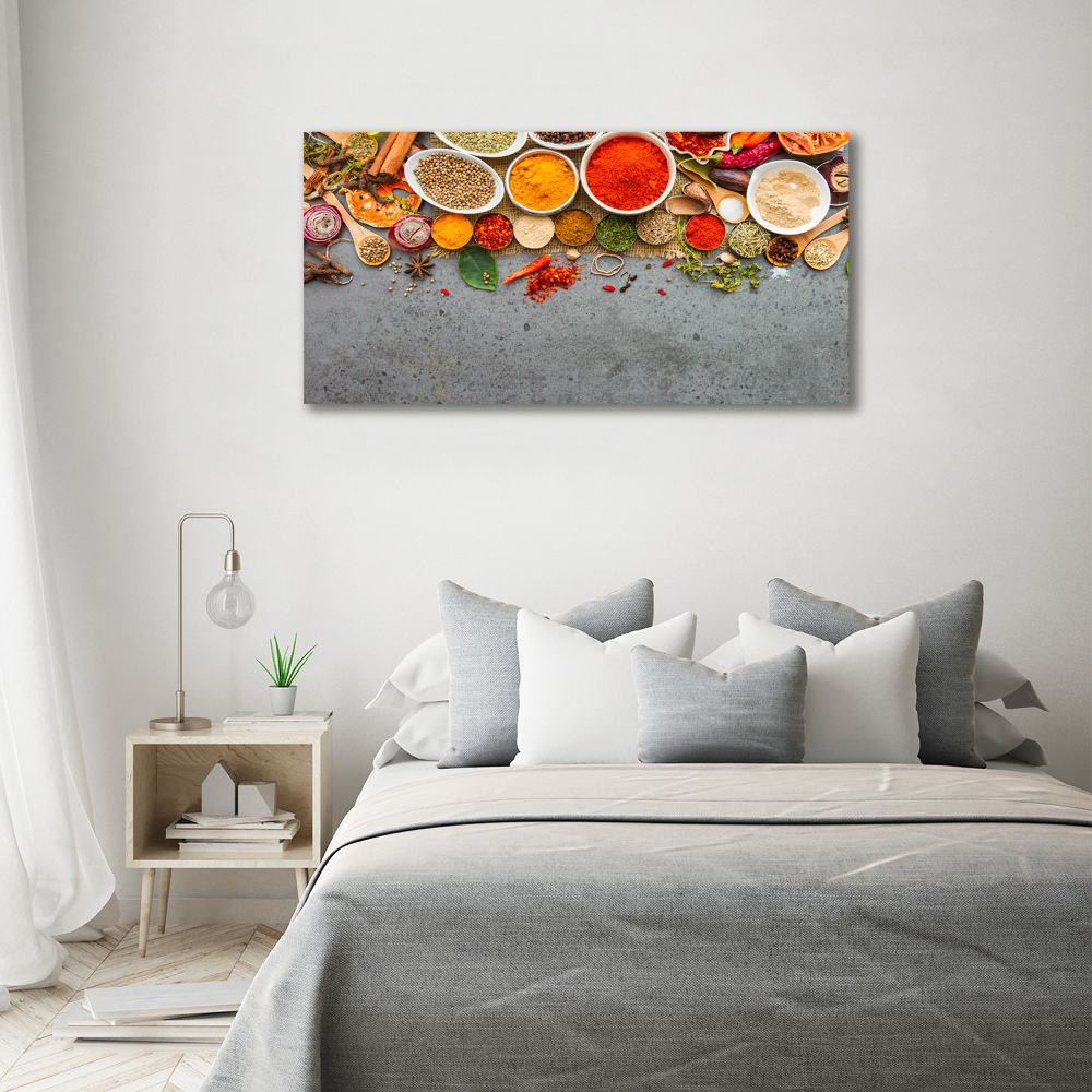 Canvas wall art A mixture of spices