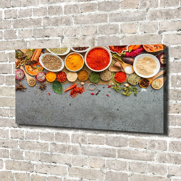 Canvas wall art A mixture of spices