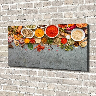 Canvas wall art A mixture of spices