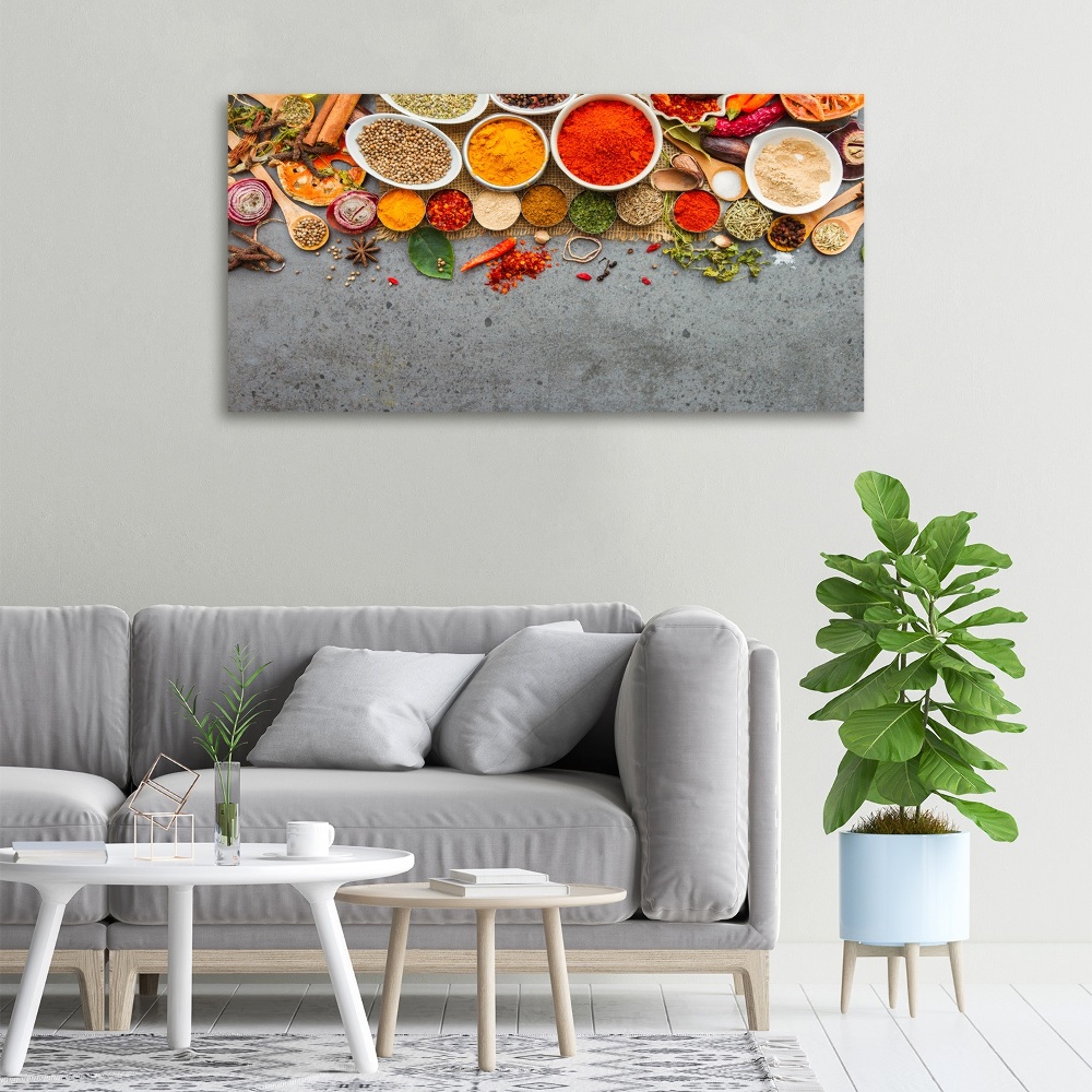 Canvas wall art A mixture of spices