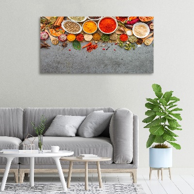 Canvas wall art A mixture of spices