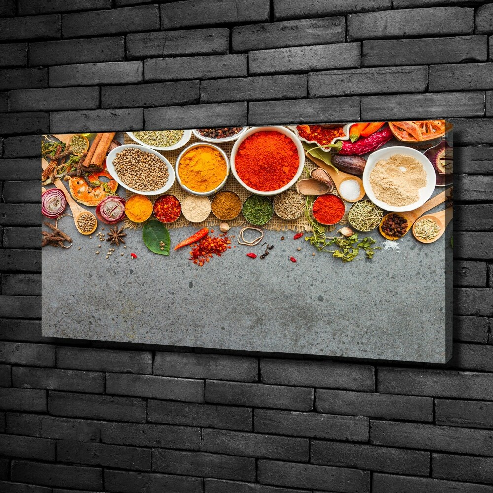 Canvas wall art A mixture of spices