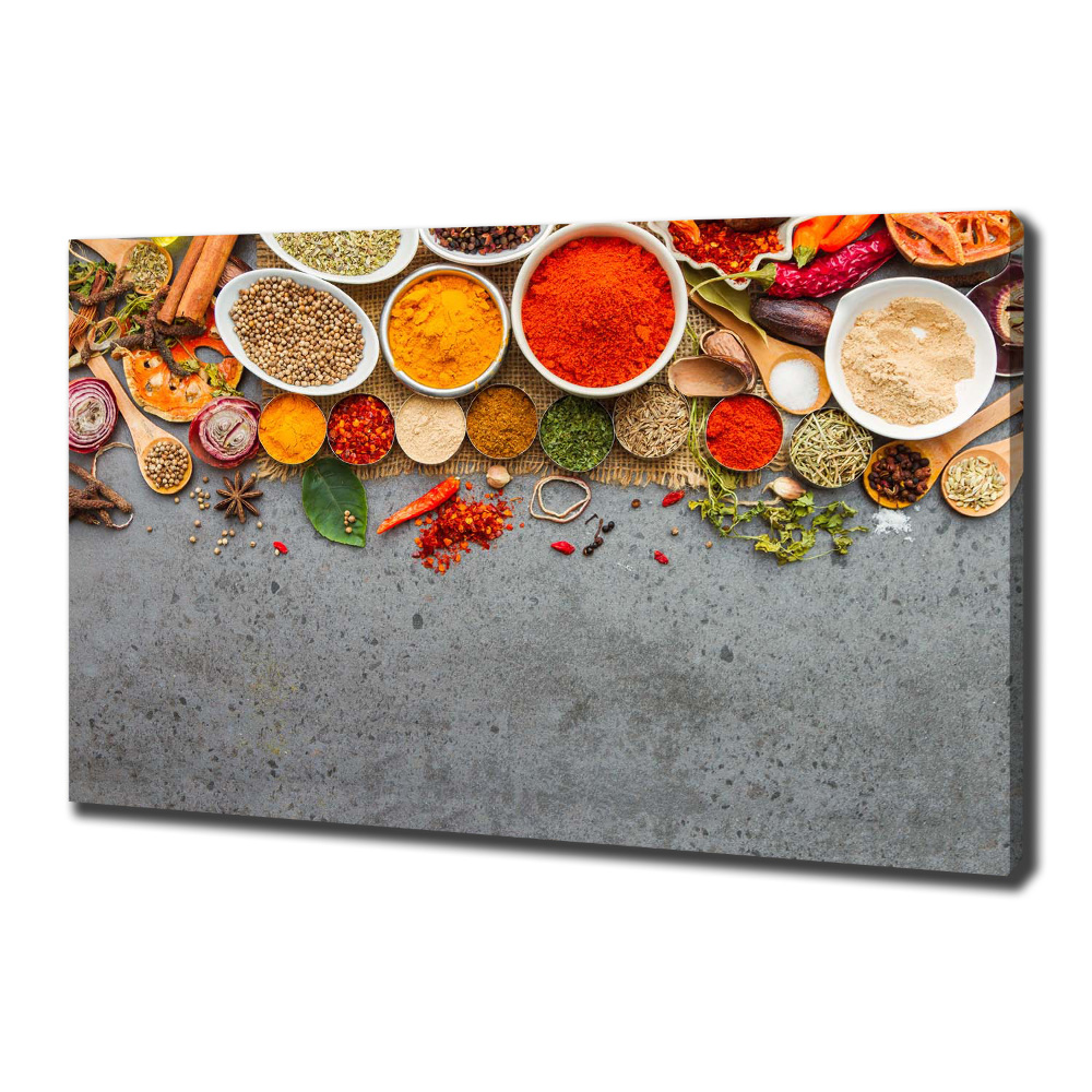 Canvas wall art A mixture of spices