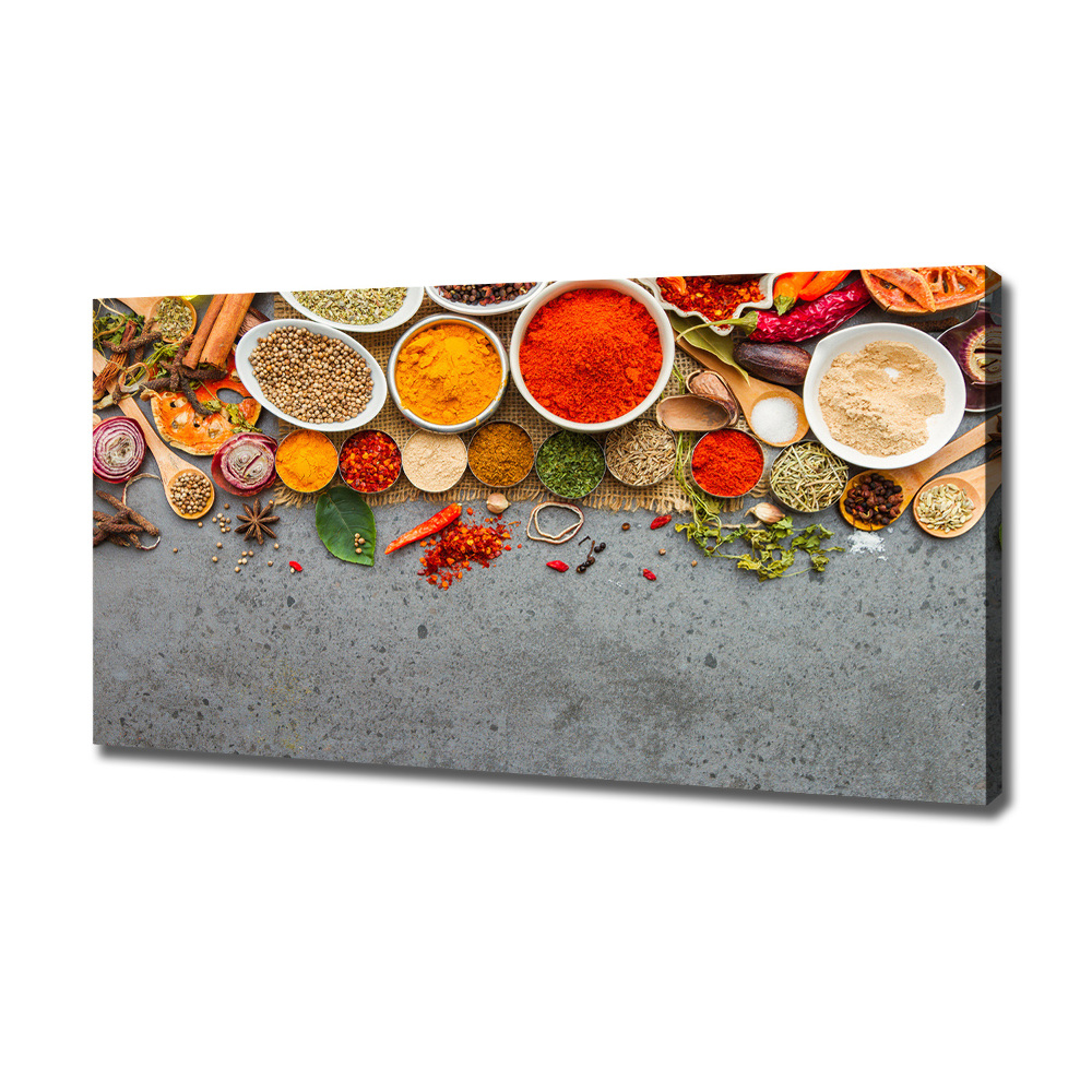 Canvas wall art A mixture of spices