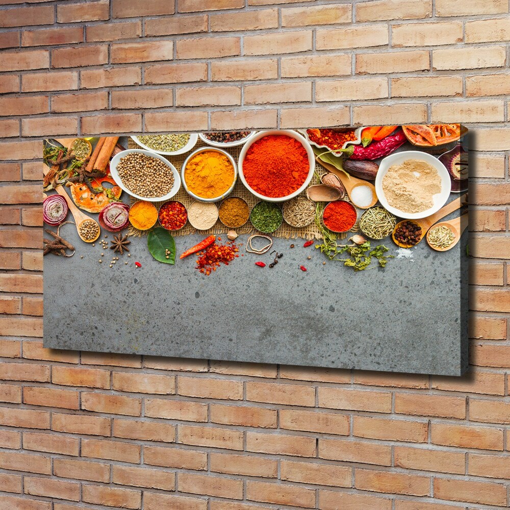 Canvas wall art A mixture of spices