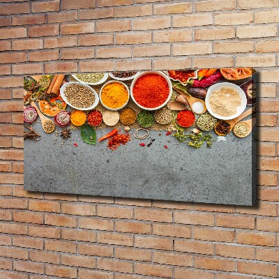 Canvas wall art A mixture of spices