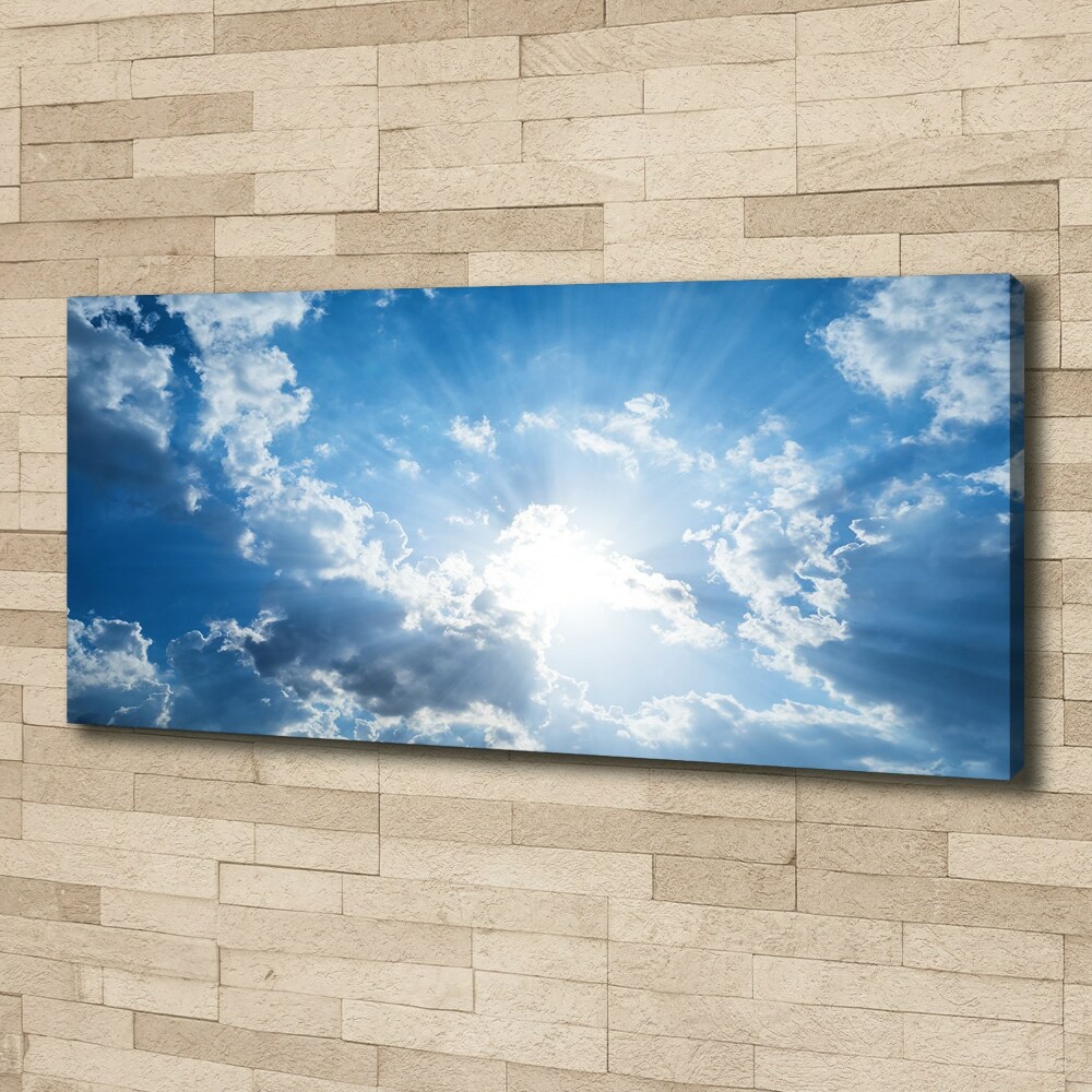 Canvas wall art Clouds in the sky