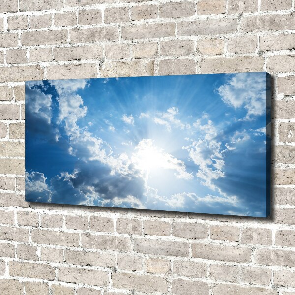 Canvas wall art Clouds in the sky