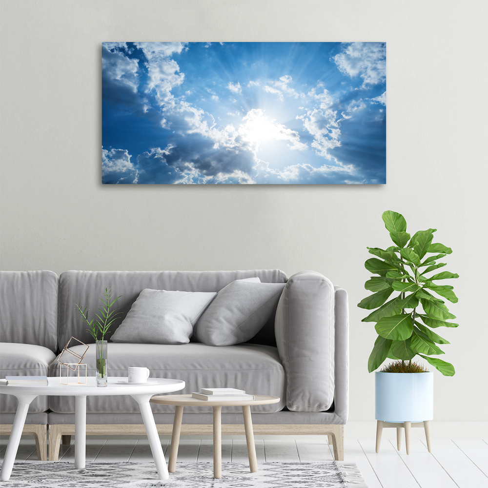 Canvas wall art Clouds in the sky