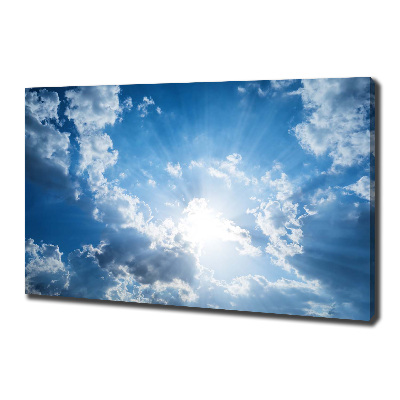 Canvas wall art Clouds in the sky