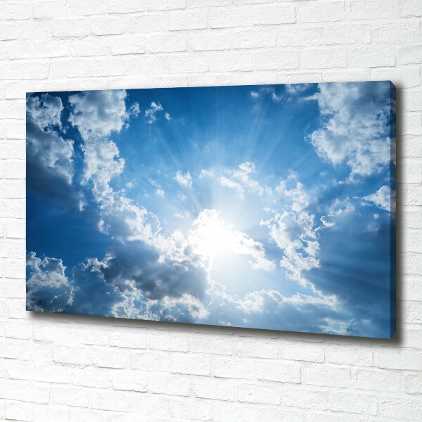 Canvas wall art Clouds in the sky